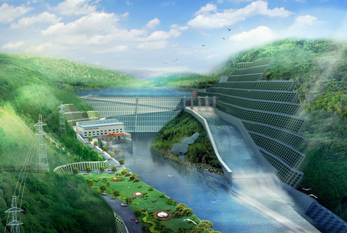 马龙老挝南塔河1号水电站项目